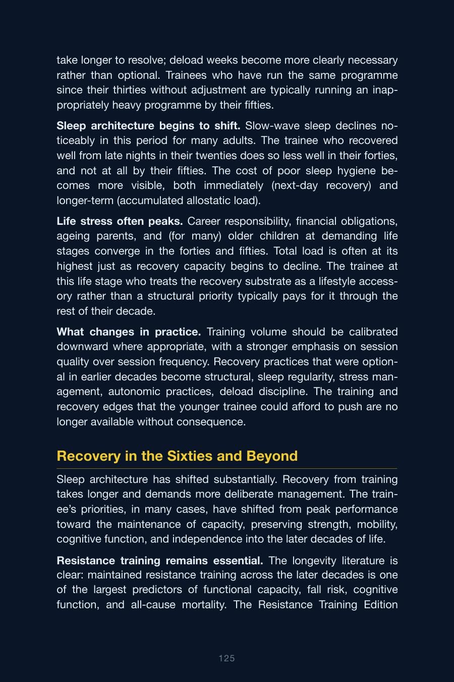 Interior spread from Sleep, Rest & Recovery Edition