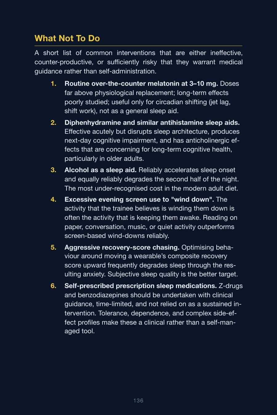 Interior spread from Sleep, Rest & Recovery Edition