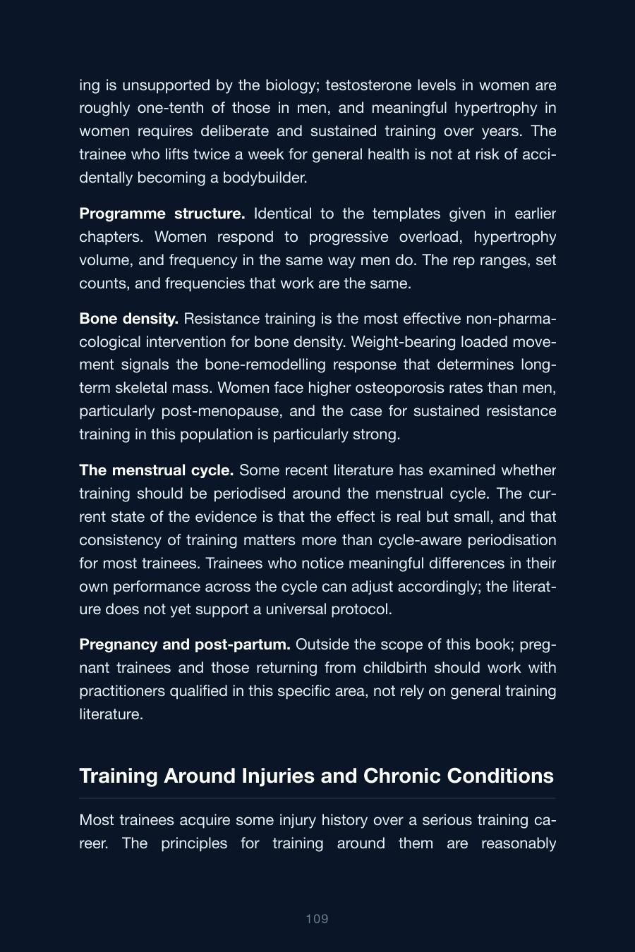 Interior spread from Resistance Training Edition